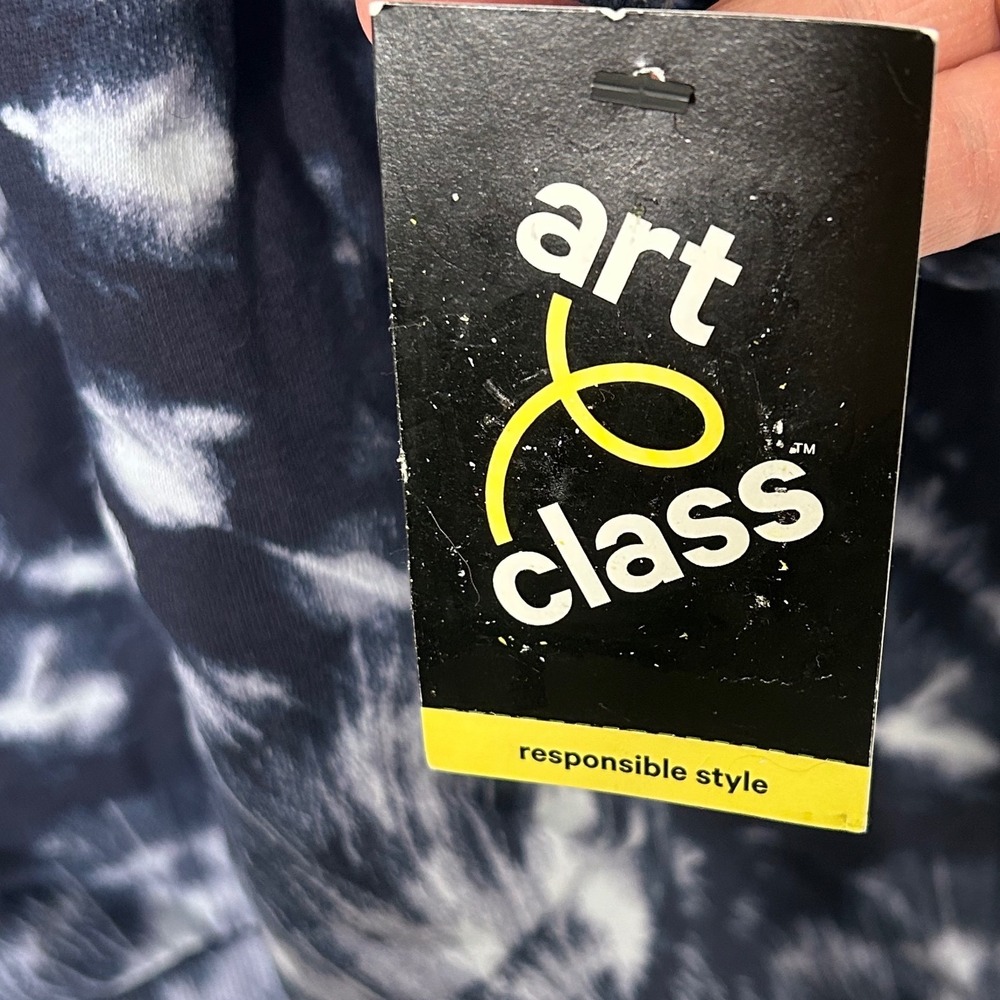 Art‎ Class Navy Tie Dye Sweatshirt Girl's Size XXL 18 New With Tag - Picture 6 of 7